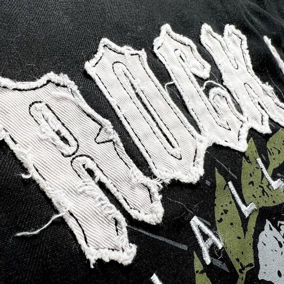 Rock & Roll Hall of Fame Mechanic Work Shirt Size S Americana Rebel Edgy Biker - Picture 4 of 10